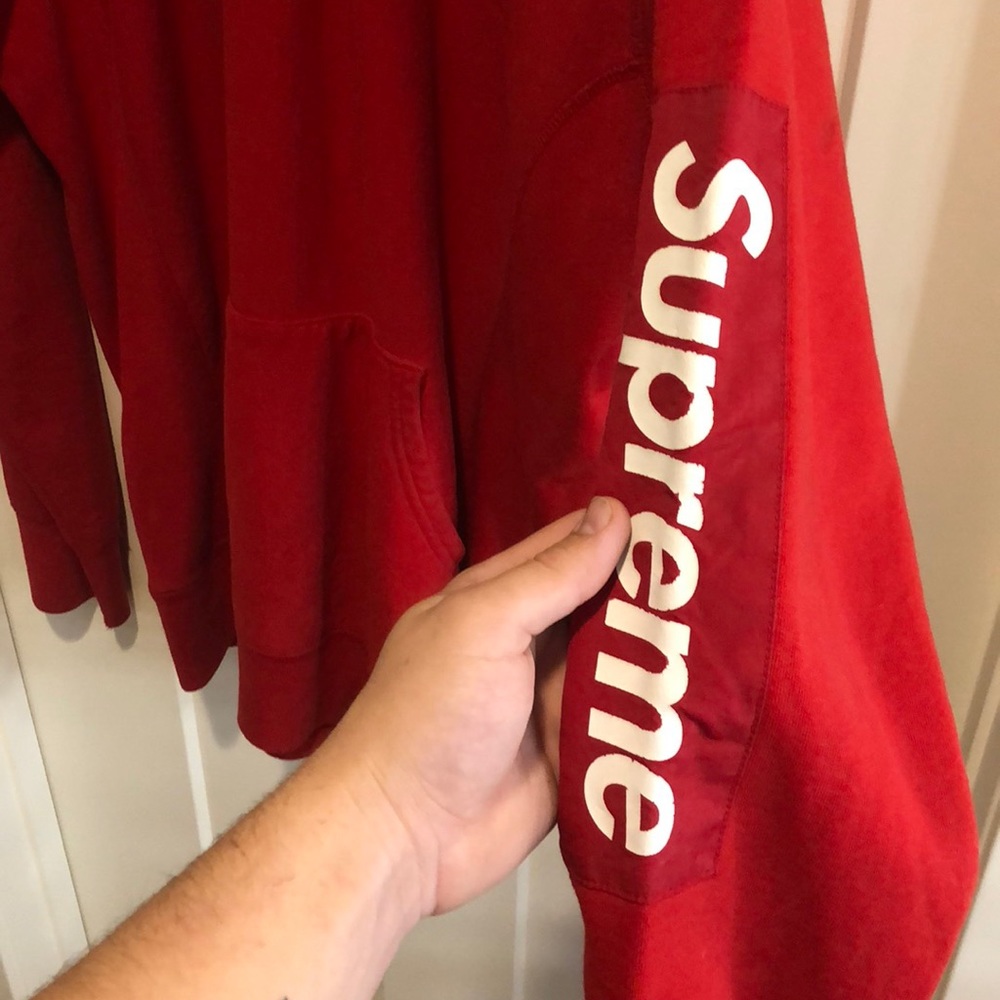 Supreme patch hoodie